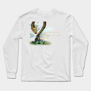 Giraffe Gardener Long Sleeve T-Shirt